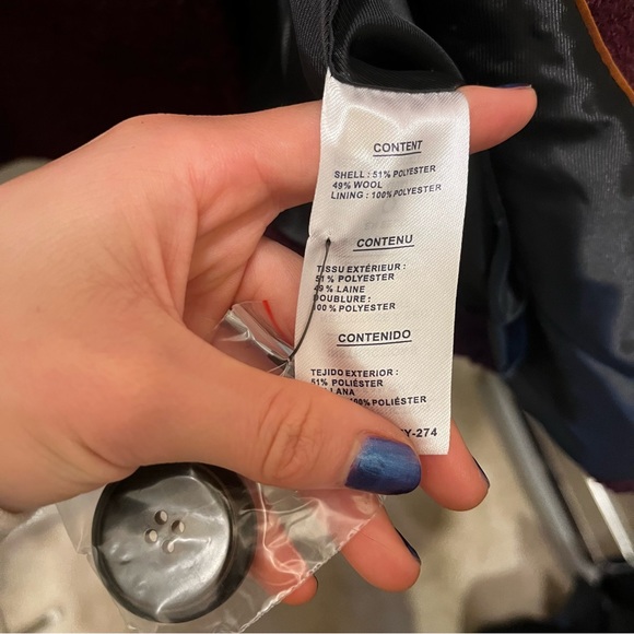 NWT Rachel Roy Wool Blend Coat - Picture 4 of 6